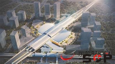 虎門高鐵站就如一只展翅飛翔的蝴蝶